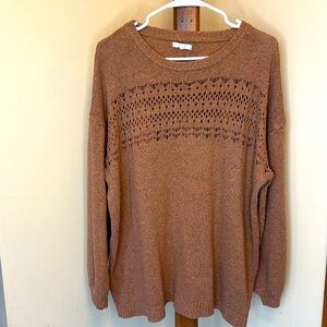 Easel Brown Sweater Medium
